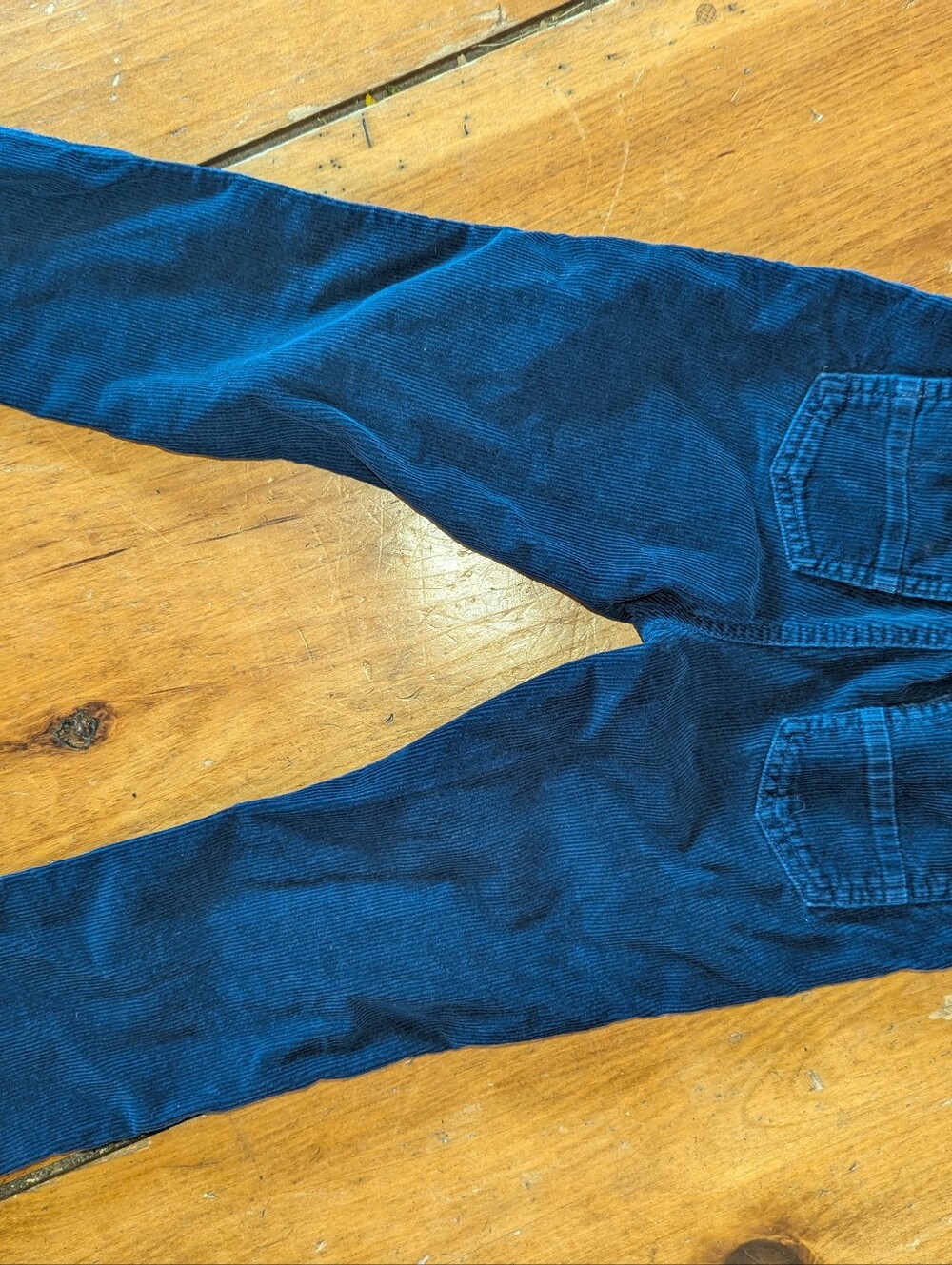 EUC Mini Biden Navy Corduroy Pants 6 - Picture 4 of 5